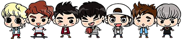 방탄이란 걸 믿어, Transparent version of Got7’s Gotoon.