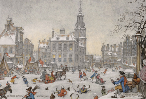 geritsel:Anton Pieck - cosy Dutch winterscapes