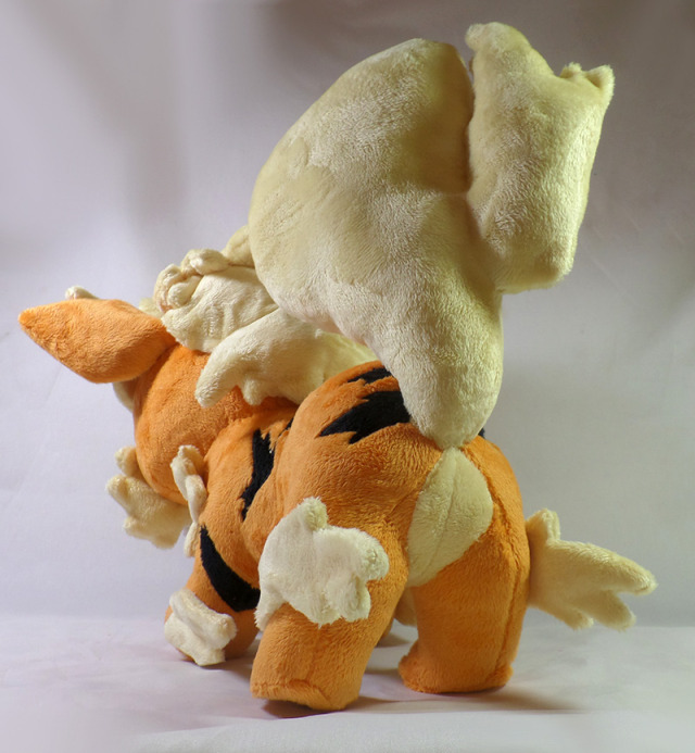 cuddly arcanine plush