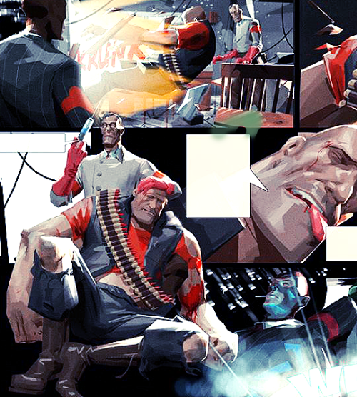 irlmisha: Unpublished Team Fortress 2 comic from 2006 by Julien...