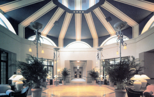 jpegfantasy:The lobby area at Walt Disney World Swan...