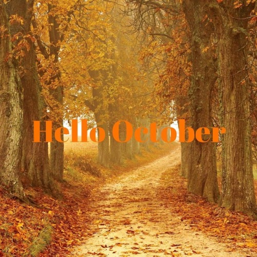 Hello October...