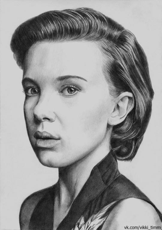 Millie Bobby Brown Drawing Easy - My drawing of 11/Millie Bobby Brown ...