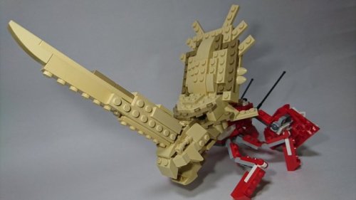 damnwyverngems:Daimyo Hermitaur LEGO x 五月は鯉のぼり