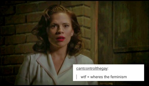 heartinelli:Peggy Carter + done with sexism + text post...