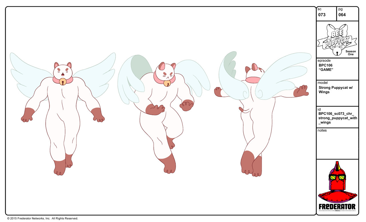 Strong PuppyCat with Wings