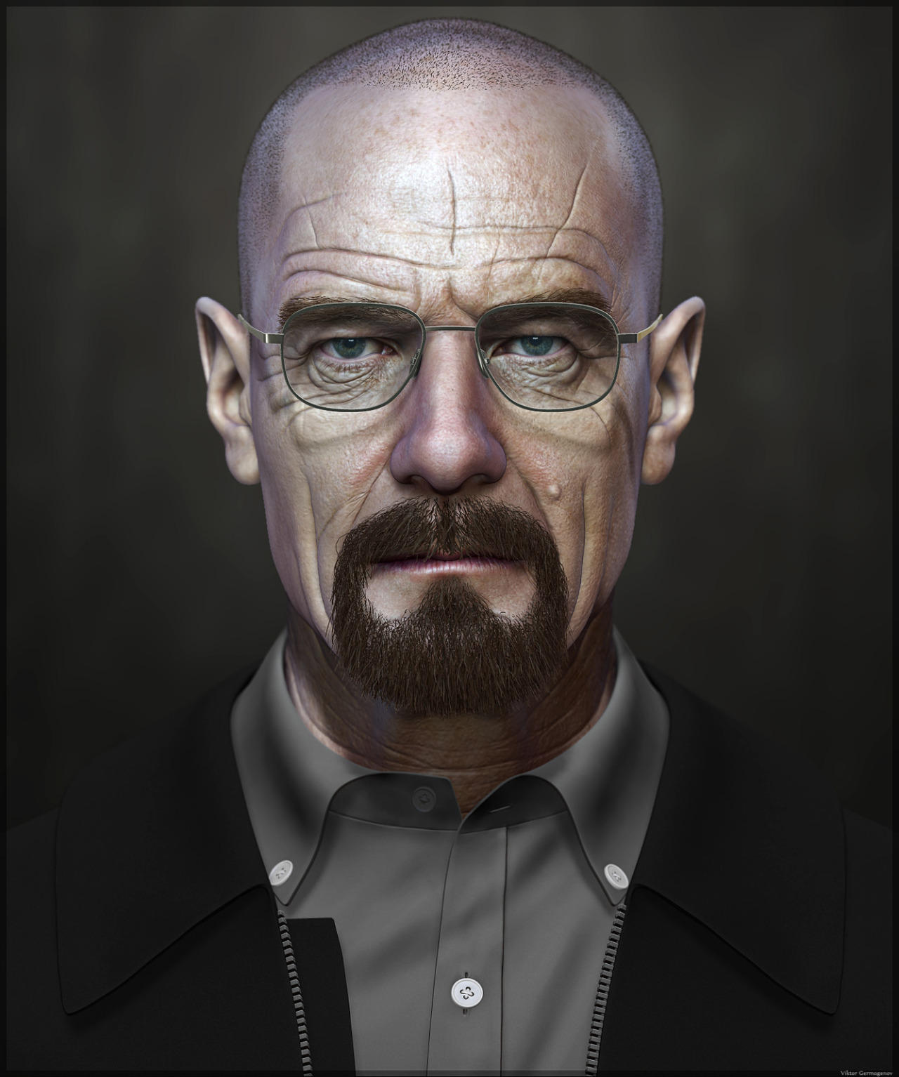 Heisenberg Chronicles Walter White 3d Render By Viktor Germogenov In