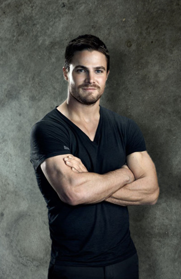 salty CarAMELL — shadowbara-celebmorphs: Stephen Amell muscle...