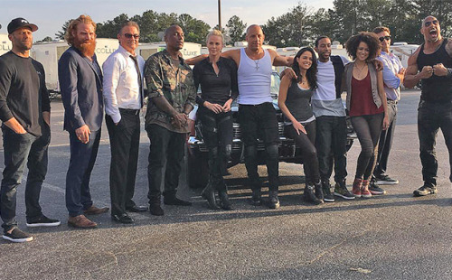 entertainmentweekly:Vin Diesel shared a cast photo from the set...