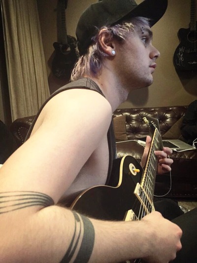 Michael Clifford Purple Hair Tumblr