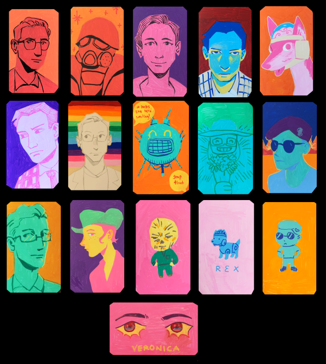 another collection of posca cards ive done for my fallout stickers