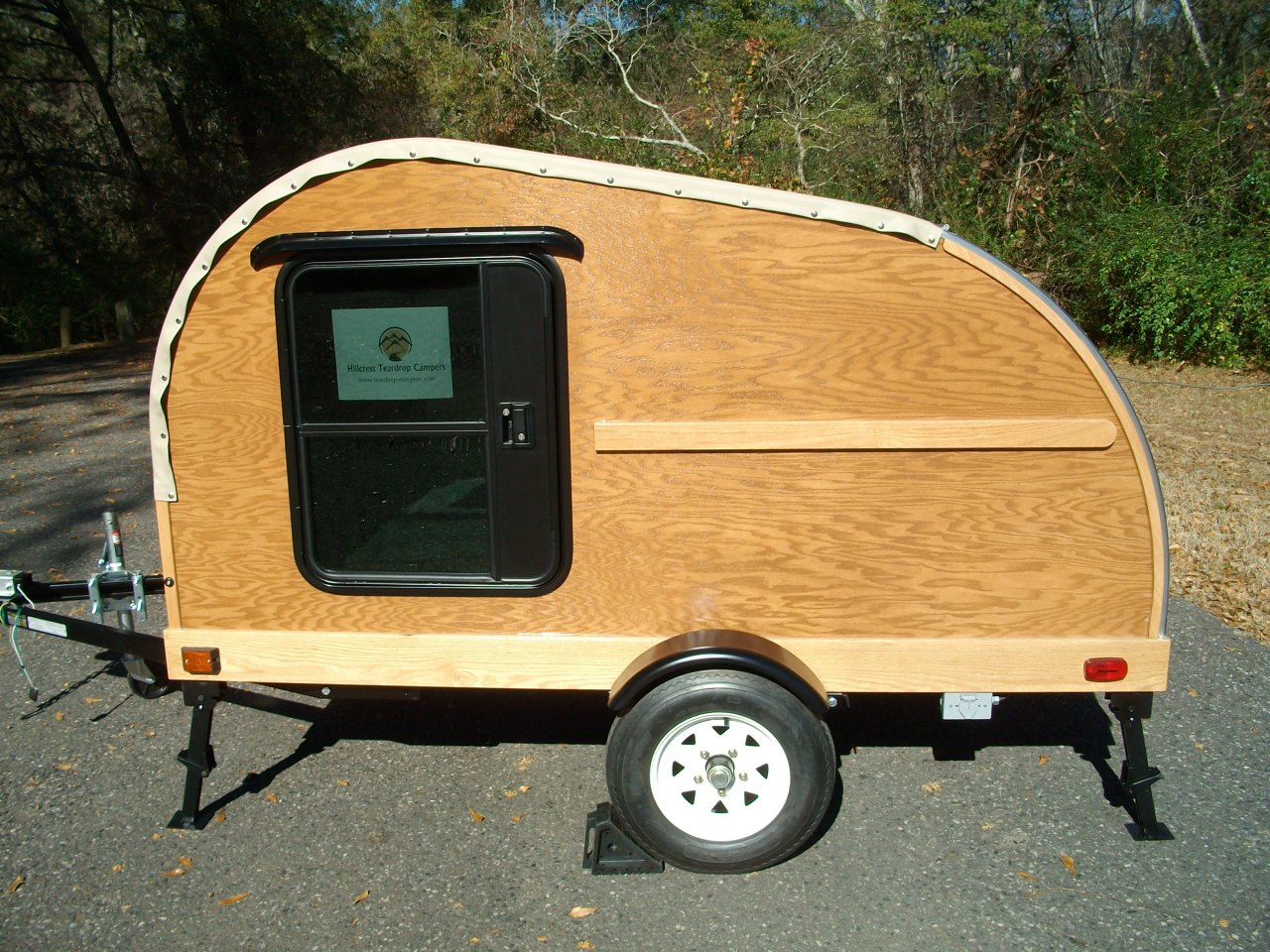 Our newest 4x8 Oak Convertible Teardrop Camper is... - Hillcrest ...