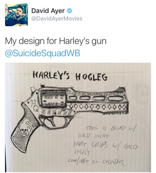 David’s design for Harley’s gun.