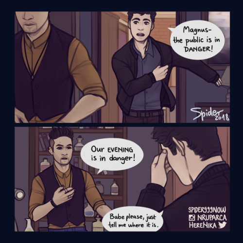 spider999now:another malec comic that was inspired by a silly...