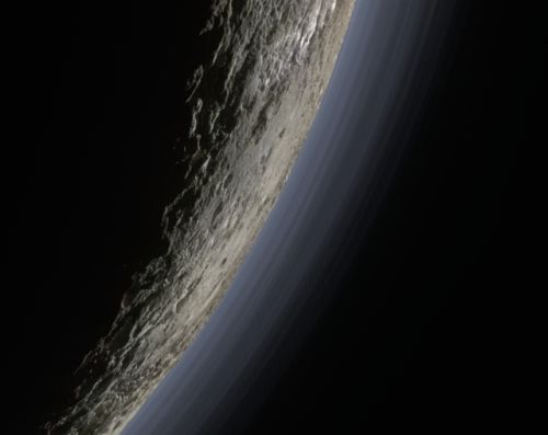 astronomyblog:This shot of Pluto, taken by New Horizons just...