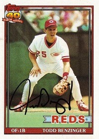 Paul O'Neill - Reds #133 Upper Deck 1991 Baseball Trading Card