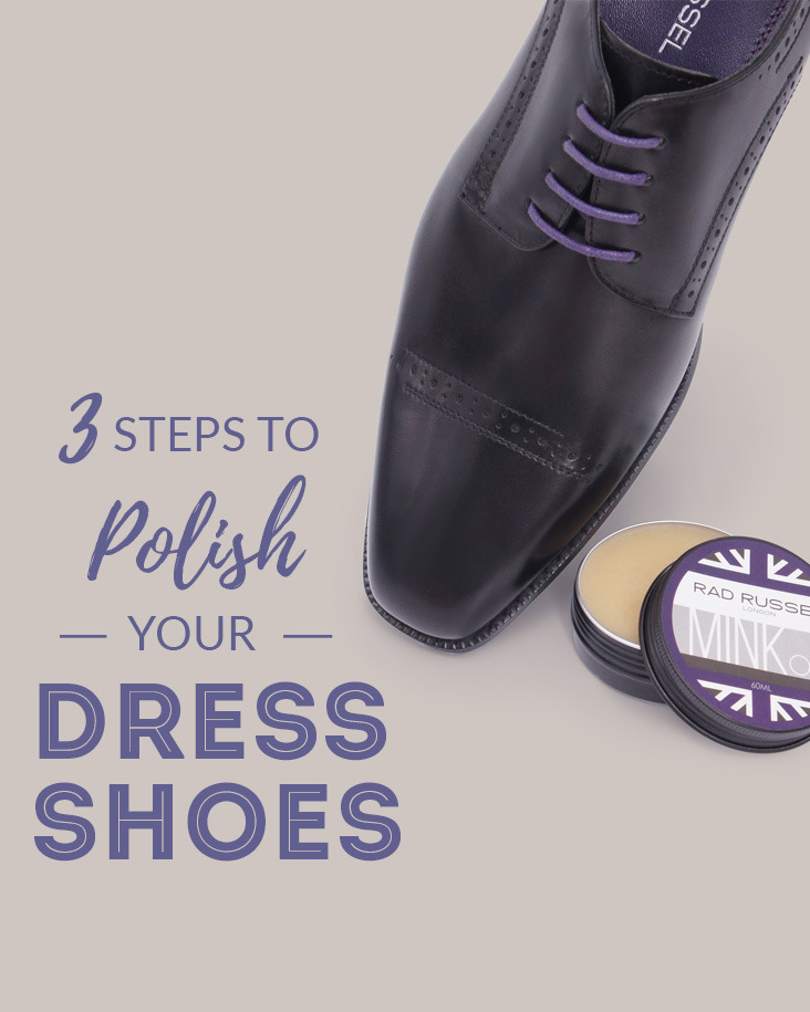 3 Steps to Polish your Dress shoes – Rad Russel