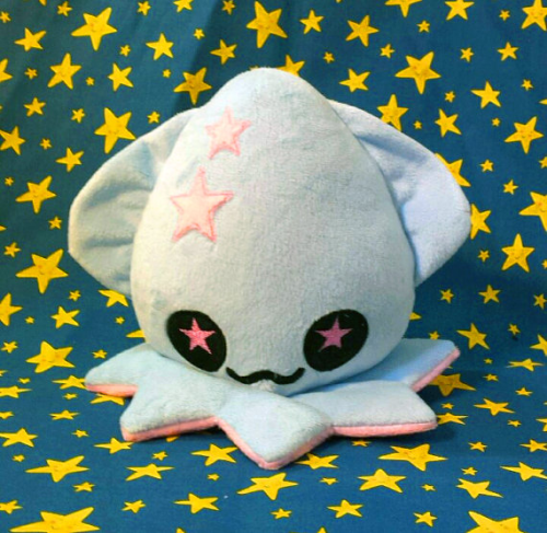 kawaii squid plush