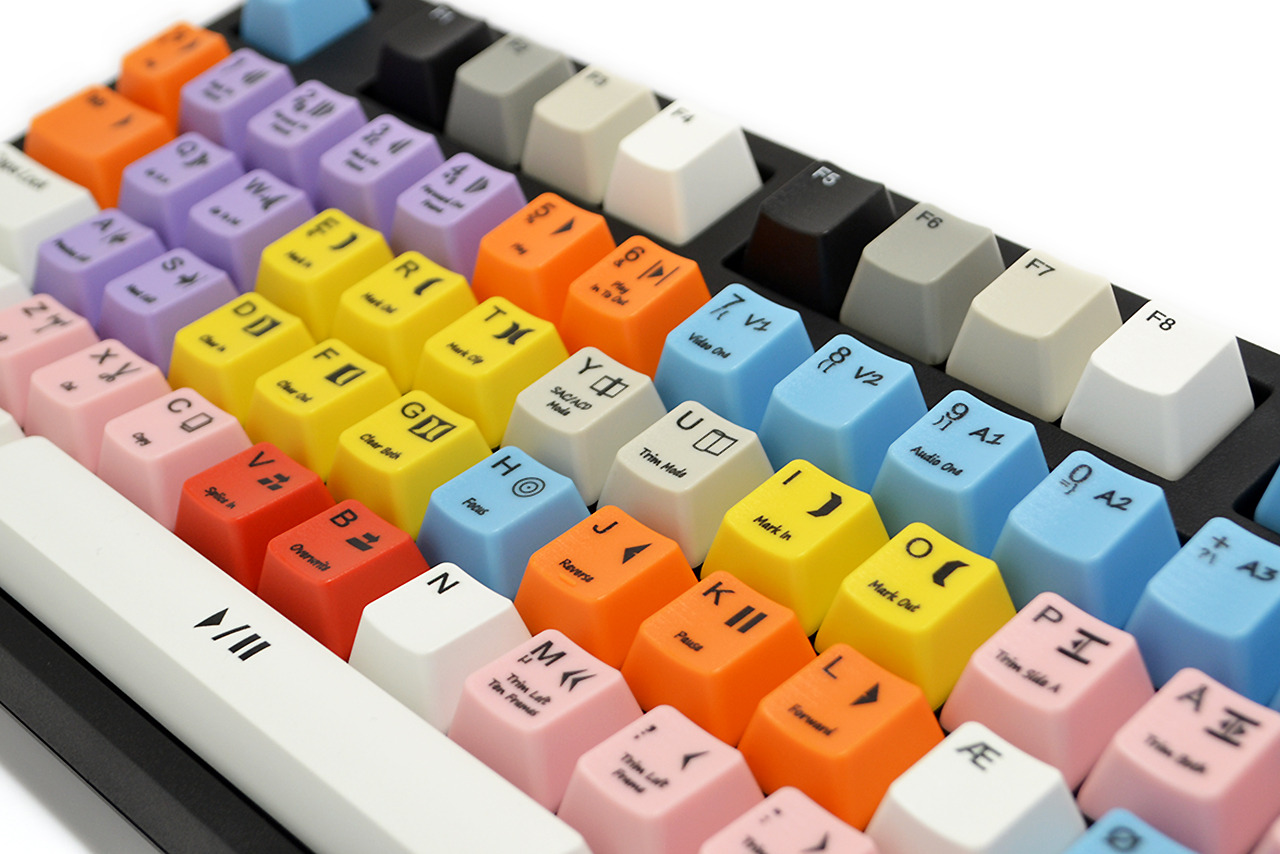 Video editing software shortcuts