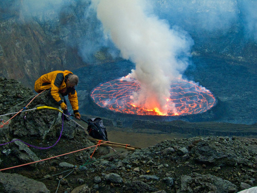 end0skeletal:Mount Nyiragongo is an active stratovolcano...