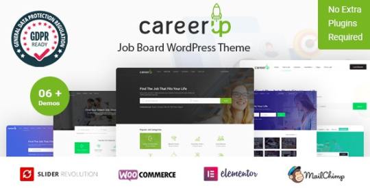 CareerUp v1.1.24 - Job Board WordPress Theme Nulled