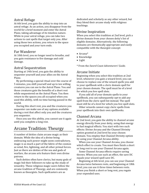 dnd-5e-homebrew:Unearthed Arcana Faithful Arcane Casters:...