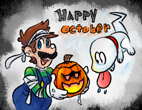 luigi-time:Have’a fun spooky month everyone!!