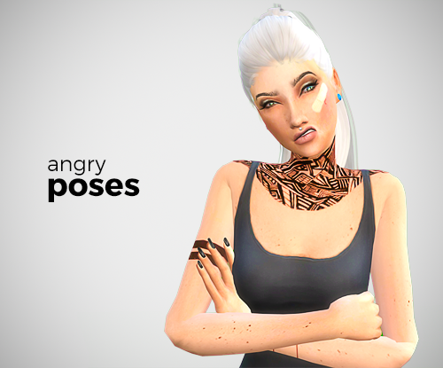 Habsims Angry Poses 3 Poses For Your Sim Love 4 Cc Finds 8557