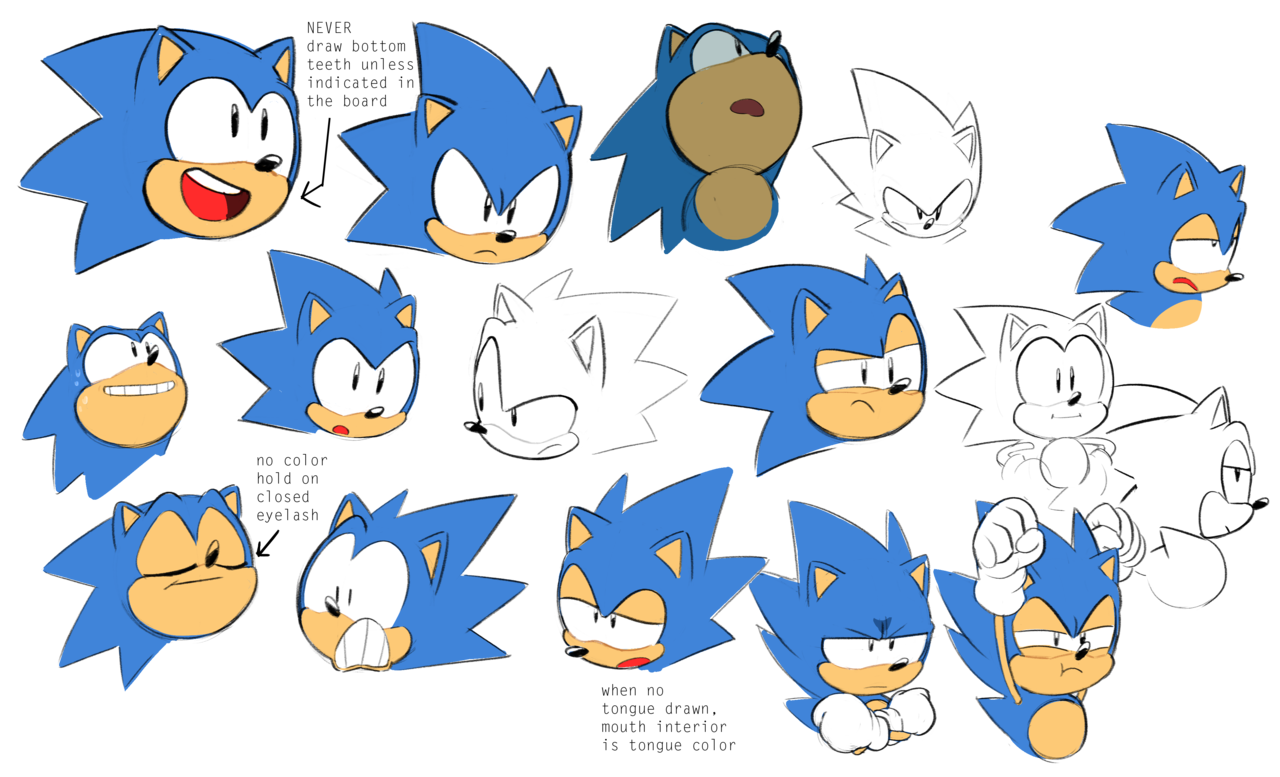 SONIC MANIA ADVENTURES - CHARACTER EXPRESSIONS By...