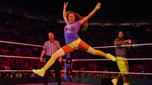 wwedivadeluxex:Jimmy Uso & Naomi vs. Rusev & LanaWWE...