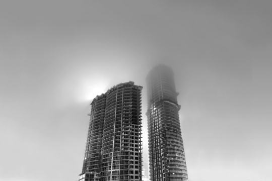 Photograph Condos in Fog by Richard Gottardo on 500px