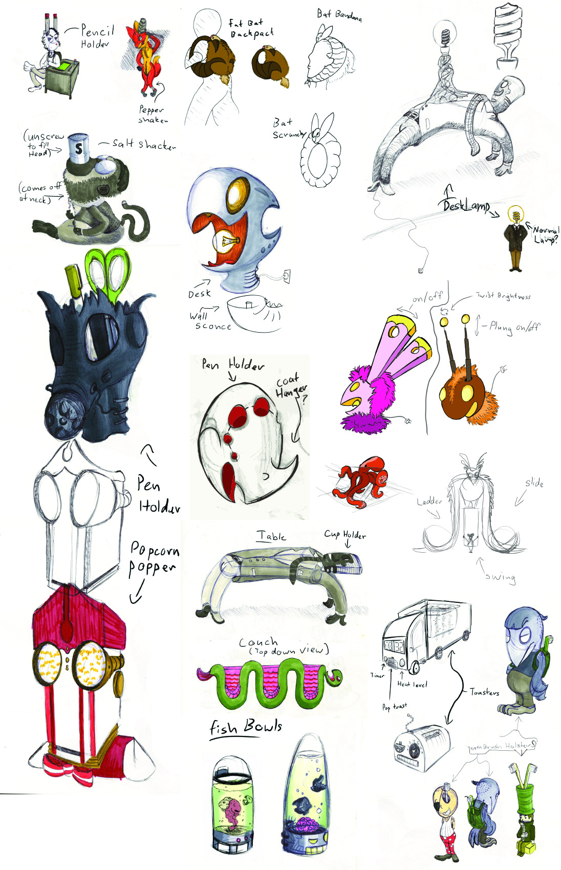 NickWyatt — Early doodles of product ideas I was inspired to...