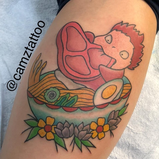 @camztattoo — Got To Do This Super Fun Ponyo Tattoo! PONYO LOVES...