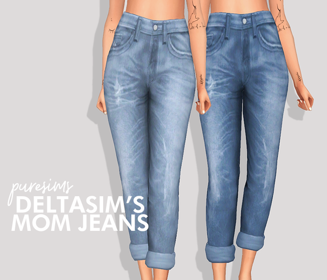 puresims: deltasim’s mom jeans i’m reuploading... — Ridgeport's CC Finds.