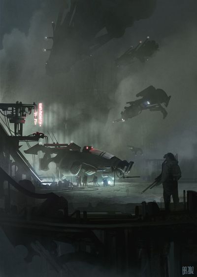 永 • Concept Art - Sci-Fi / Cyberpunk / Industrial