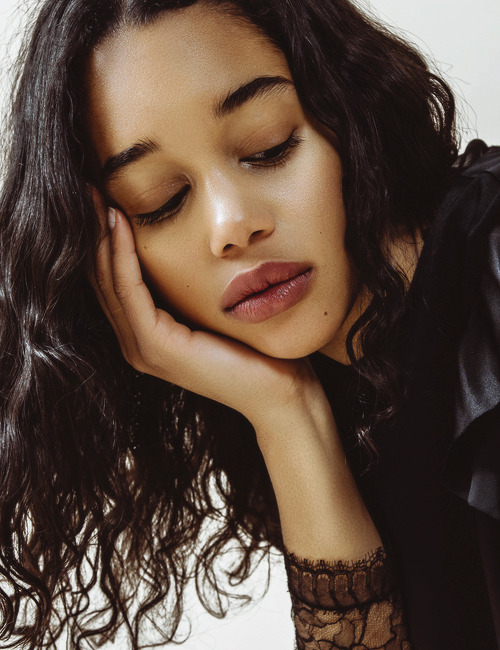 flawlessbeautyqueens:Laura Harrier photographed by Tiffany Dawn...