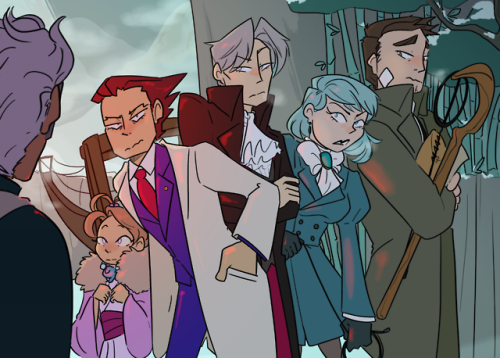 twinkle-art:bridge to the turnabout investigation squad is best...