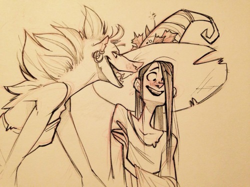 coconutmilkyway:First batch of inktober sketches from my...