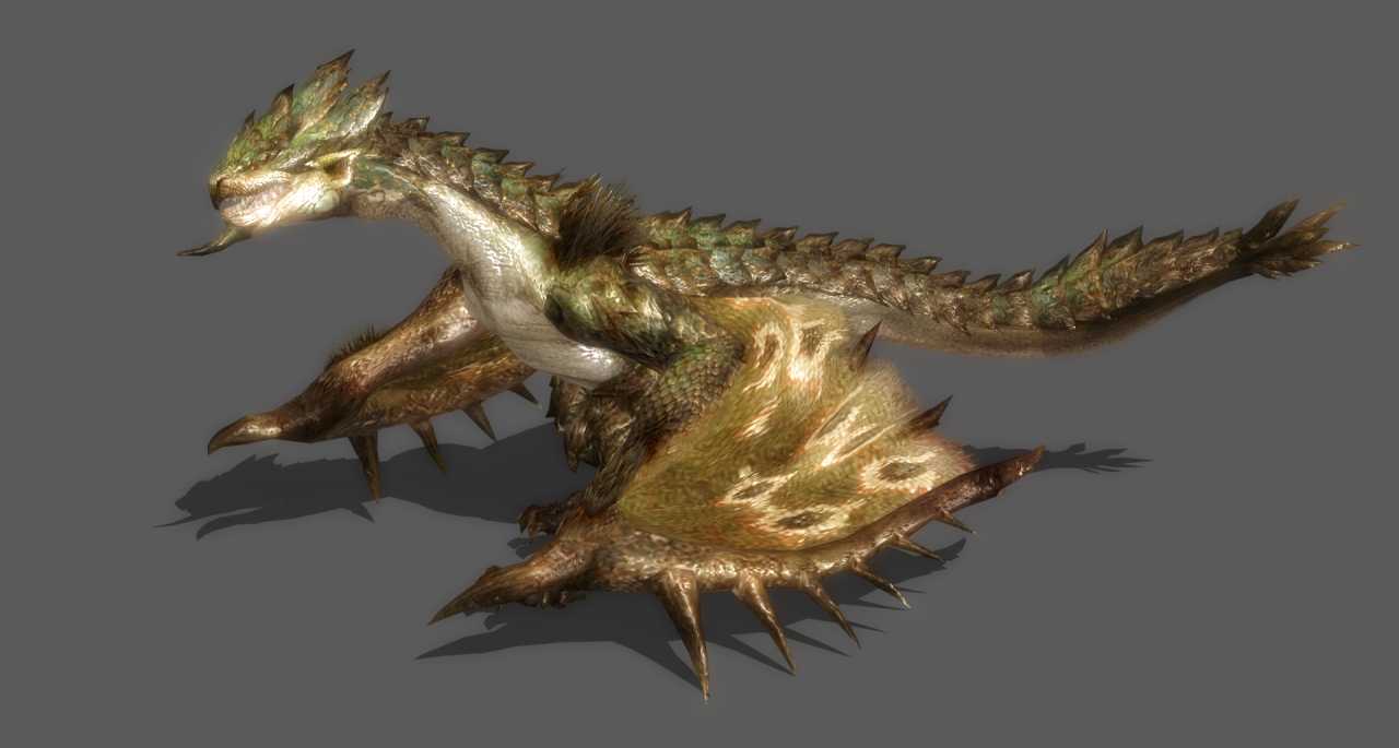 monster hunter 3d models