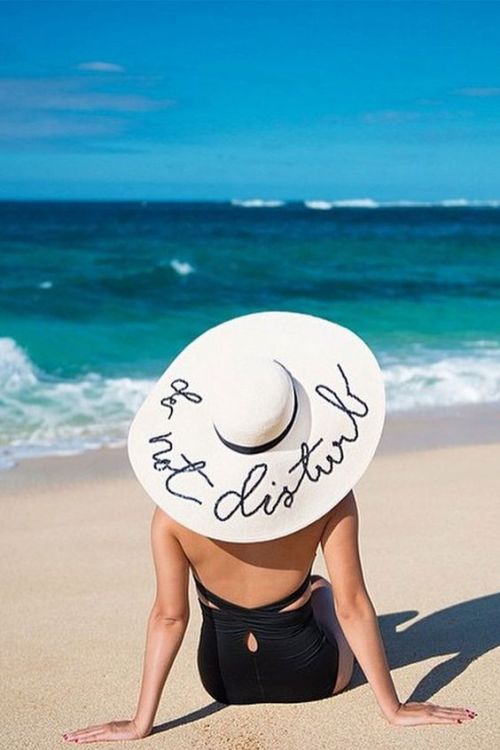 louisiana-prep:{ Do Not Disturb beach hat } -under $12!