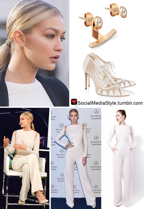 Social Media Style Gigi Hadids Fashion Police White