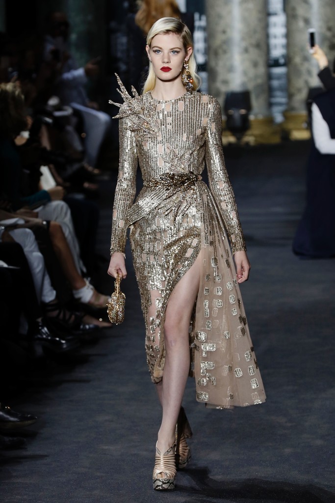 Celine Bouly at Elie Saab Haute Couture F/W 2016 - Chic As F**k