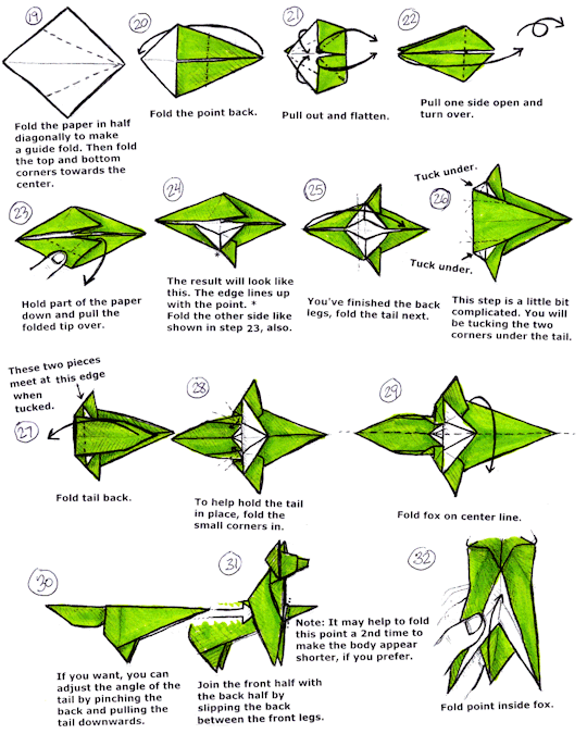 Fox Origami Tumblr