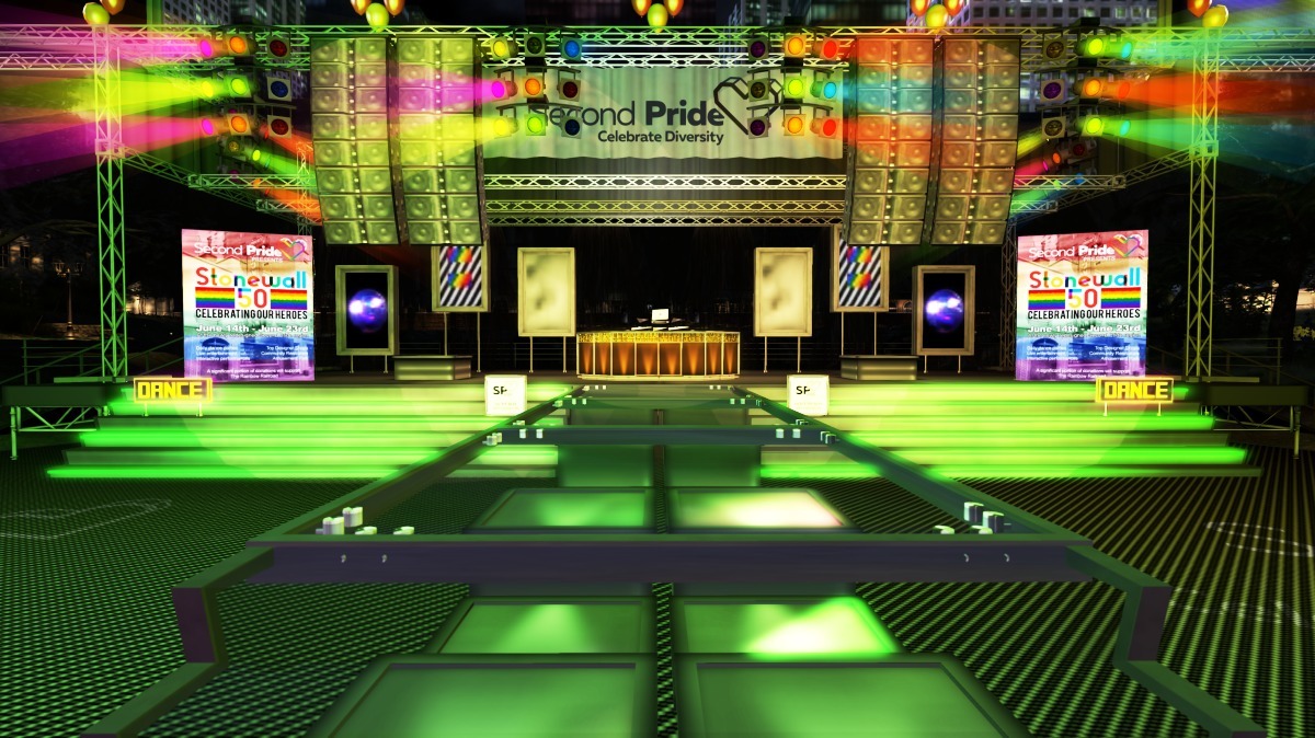 Stage for the main events
