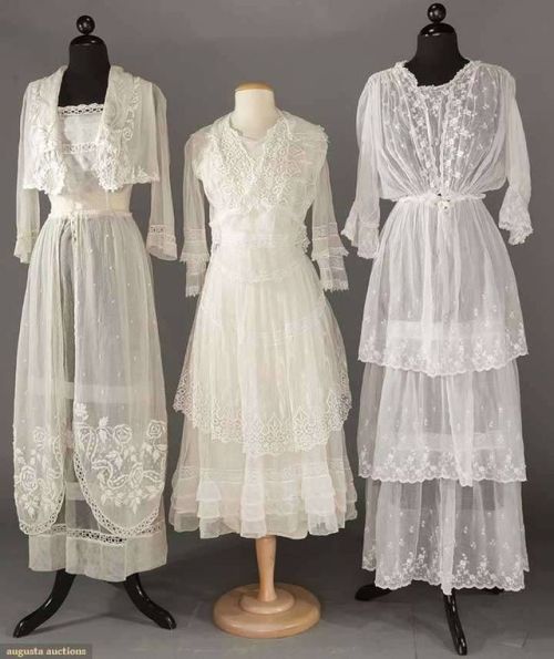 vintage fashion edwardian tea gown lingerie dress