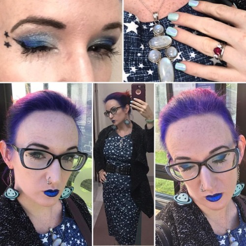 PRINCESS OF SPACE. #selfie #fashion #eyemakeup #glasses...