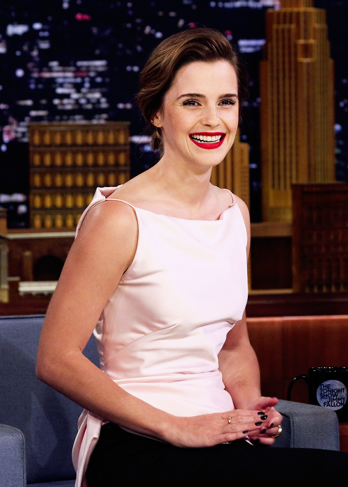 Emma Watson At Jimmy Fallon Show Tumblr