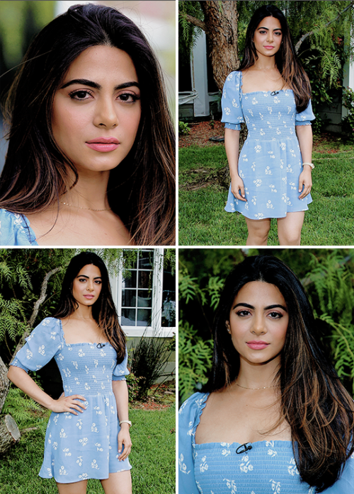 daily-emeraudetoubia:Emeraude Toubia — during her press tour for...