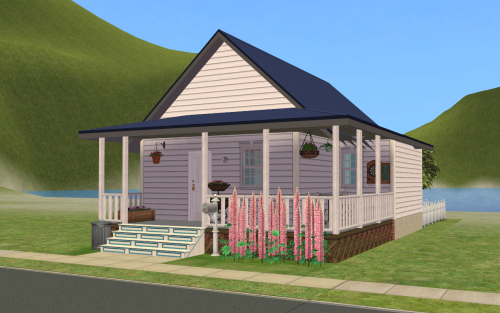 letthemplaysims:I uploaded a 1x2 1 bed 1 bath house to MTS!