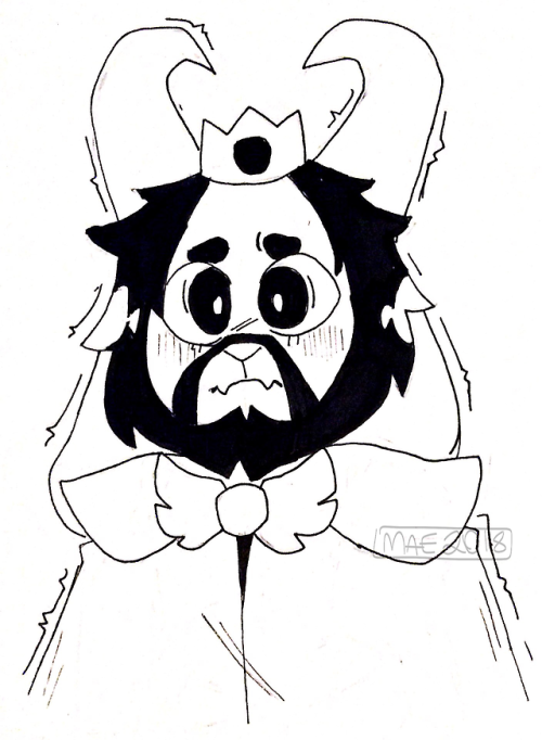 maestheticdreams:[ INKTOBER DAY 5 - CHICKEN and ASGORE ]haha...